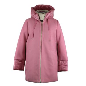 Abrigo rosa pastel de señora