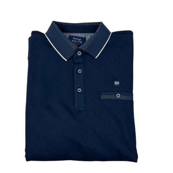 Polo azul rever
