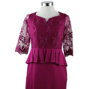 Vestido fucsia de ceremonia