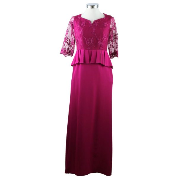 Vestido fucsia de ceremonia - Imagen 2