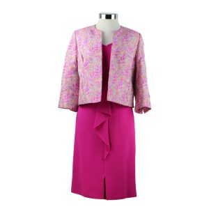Vestido con chaqueta de señora
