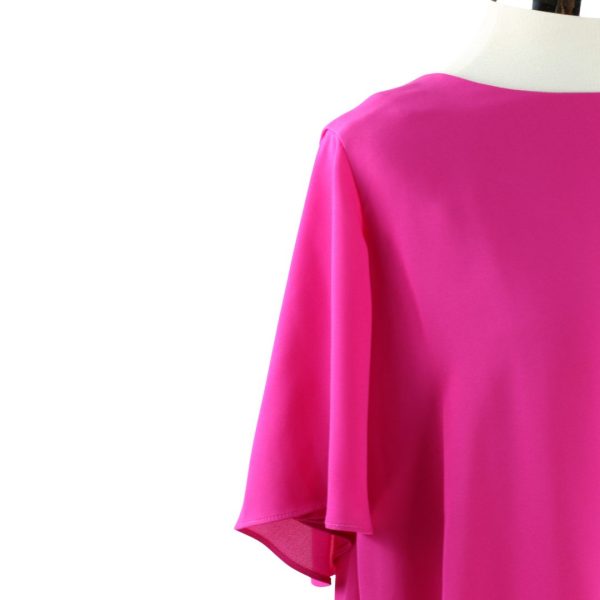 Vestido midi fucsia