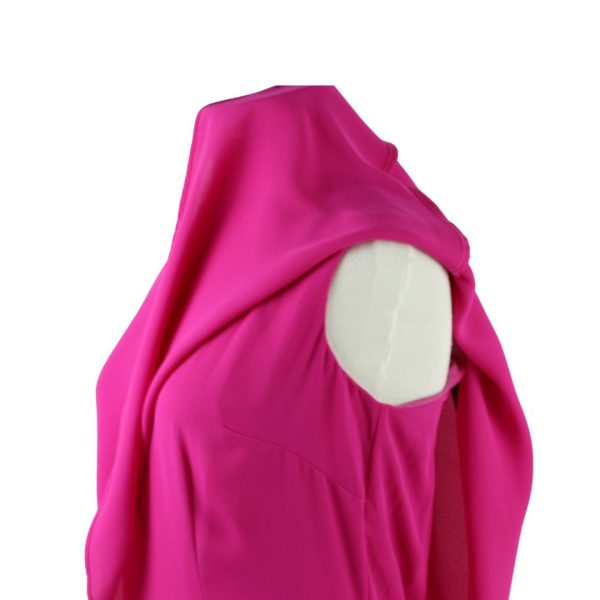 Vestido midi fucsia