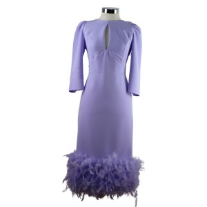 Vestido lila de fiesta