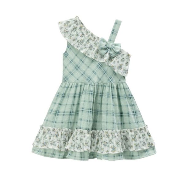 Vestido de niña verde