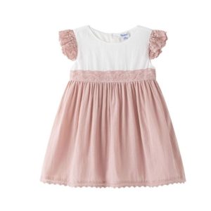 vestido rosa niña