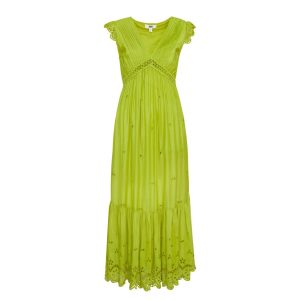 Vestido maxi verde