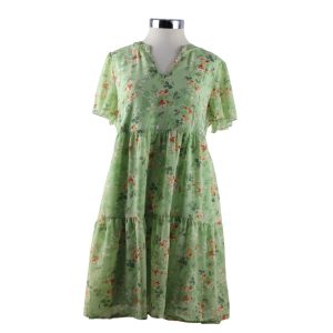 Vestido midi floral